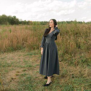 Jade Midi Ruffled Dress